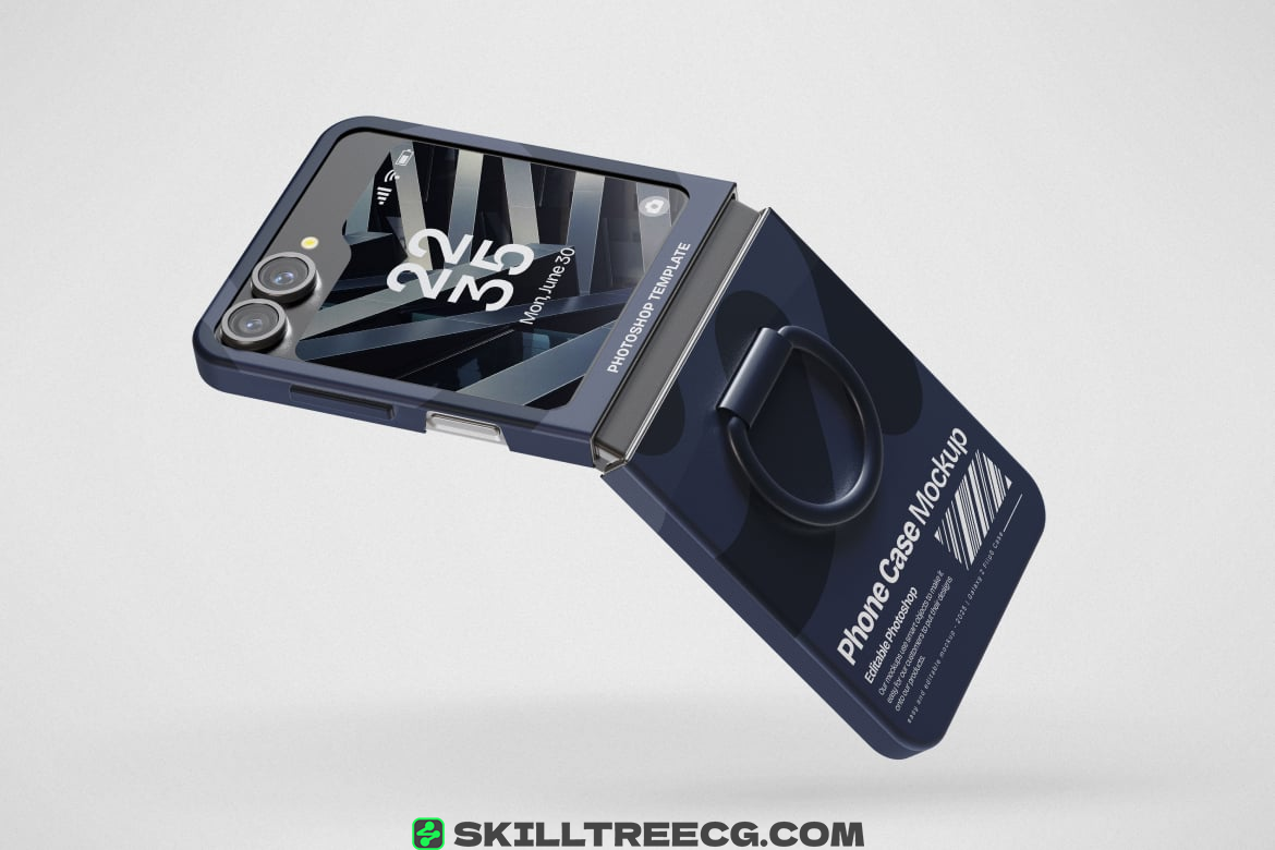 图片[2]-Phone Case Foldable Flip Mockup（936189）-技能树
